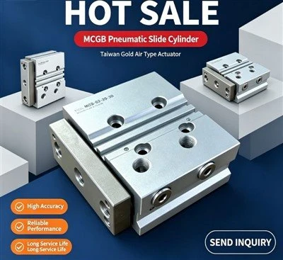 MCGB-03-32-50 Mini Twin-Guide Pneumatic Lub tog raj kheej